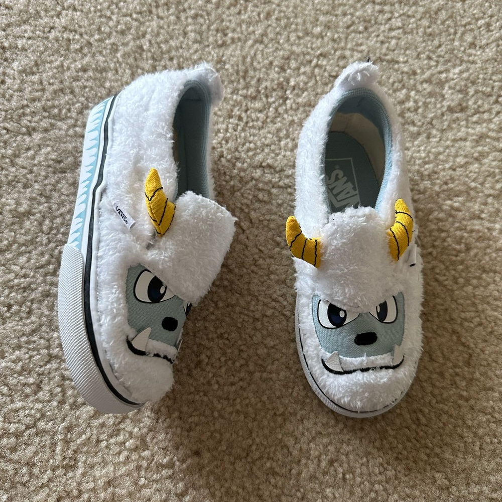 Vans Kids boys girls Slip-On Yeti sneakers shoes Christmas